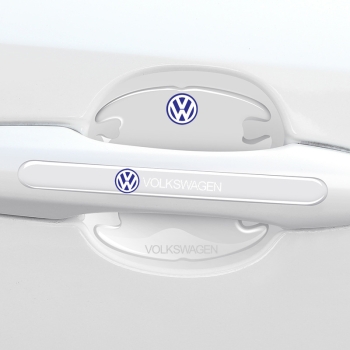 OKAZJA Ochronne przezroczyste naklejki pod klamki do Wszystkich Marek Samochodów 8 naklejek